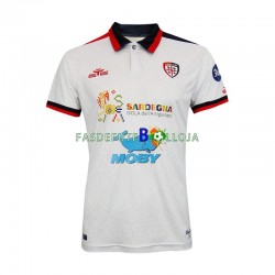Camisola 2º Equipamento Cagliari 2023-2024 Manga Curta ,Homem