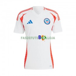 Camisola 2º Equipamento Seleção Chilena Copa America 2024 Manga Curta ,Homem