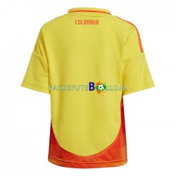 Camisola 1º Equipamento Seleção Colombiana Copa America 2024 Manga Curta ,Criança