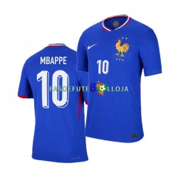 Camisola 1º Equipamento Seleção Francesa Mbappé 10 Euro 2024 Manga Curta ,Homem
