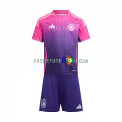 Camisola 2º Equipamento Seleção Alemã Euro 2024 Manga Curta ,Criança