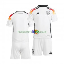 Camisola 1º Equipamento Seleção Alemã Euro 2024 Manga Curta ,Criança