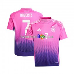 Camisola 2º Equipamento Seleção Alemã Havertz 7 Euro 2024 Manga Curta ,Homem