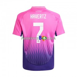 Camisola 2º Equipamento Seleção Alemã Havertz 7 Euro 2024 Manga Curta ,Homem