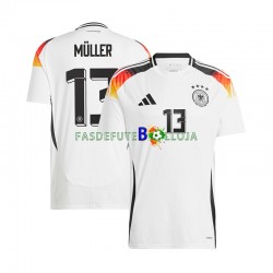 Camisola 1º Equipamento Seleção Alemã Thomas Muller 13 Euro 2024 Manga Curta ,Homem