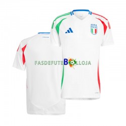Camisola 2º Equipamento Seleção Italiana Euro 2024 Manga Curta ,Homem