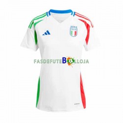 Camisola 2º Equipamento Seleção Italiana Euro 2024 Manga Curta ,Feminina
