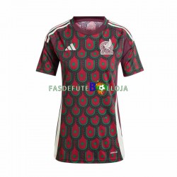 Camisola 1º Equipamento Seleção Mexicana Copa America 2024 Manga Curta ,Feminina