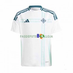 Camisola 2º Equipamento Seleção Norte-Irlandesa 2024 Manga Curta ,Homem