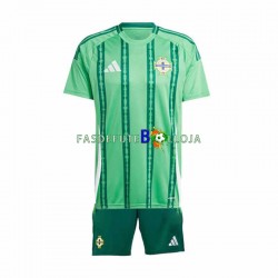 Camisola 1º Equipamento Seleção Norte-Irlandesa 2024 Manga Curta ,Criança