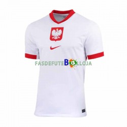 Camisola 1º Equipamento Selecção Polaca 2024 Manga Curta ,Homem
