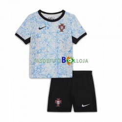 Camisola 2º Equipamento Seleção Portuguesa Euro 2024 Manga Curta ,Criança