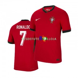 Camisola 1º Equipamento Seleção Portuguesa Cristiano Ronaldo 7 Euro 2024 Manga Curta ,Homem