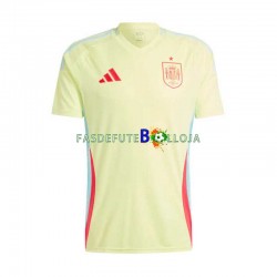Camisola 2º Equipamento Seleção Espanhola Euro 2024 Manga Curta ,Homem