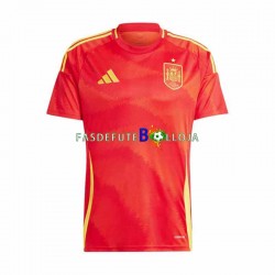 Camisola 1º Equipamento Seleção Espanhola Euro 2024 Manga Curta ,Homem