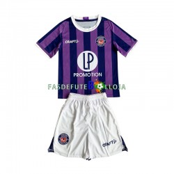 Camisola 2º Equipamento Toulouse FC 2023-2024 Manga Curta ,Criança