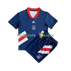Camisola 1º Equipamento AFC Ajax Icon 2022-2023 Manga Curta Retro ,Criança