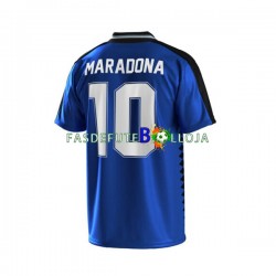 Camisola 2º Equipamento Seleção Argentina Maradona 10 1994 Manga Curta Retro ,Homem