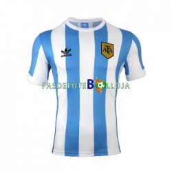 Camisola 1º Equipamento Seleção Argentina 1978 Manga Curta Retro ,Homem