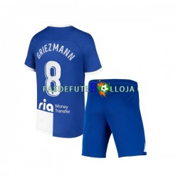 Camisola 1º Equipamento Atlético Madrid Griezmann 8 120 Anniversary 2022-2023 Manga Curta ,Criança