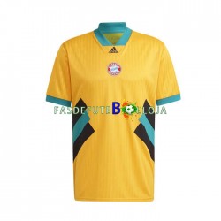 Camisola 1º Equipamento Bayern de Munique Icon 2022-2023 Manga Curta Retro ,Homem