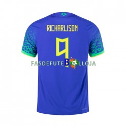 Camisola 2º Equipamento Seleção Brasileira RICHARLISON 9 2022 Manga Curta ,Homem