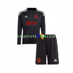 Camisola Guarda-redes 2º Equipamento CR Flamengo 2023-2024 Manga Comprida ,Criança
