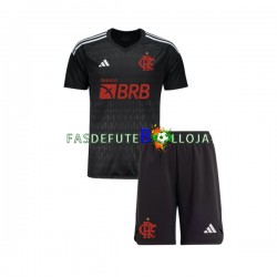 Camisola Guarda-redes 2º Equipamento CR Flamengo 2023-2024 Manga Curta ,Criança