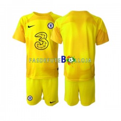 Camisola Guarda-redes 2º Equipamento Chelsea 2022-2023 Manga Curta ,Criança