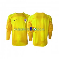 Camisola Guarda-redes 1º Equipamento Seleção Croata World Cup 2022 Manga Comprida ,Homem