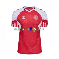 Camisola 1º Equipamento Seleção Dinamarquesa 2023 Manga Curta ,Homem