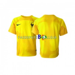 Camisola Guarda-redes 3º Equipamento Seleção Francesa World Cup 2022 Manga Curta ,Homem