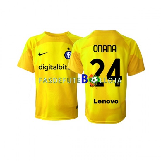 Camisola Guarda-redes 2º Equipamento Inter de Milão Andre Onana 24 2022-2023 Manga Curta ,Homem Camisola Guarda-redes 2º Equipamento Inter de Milão Andre Onana 24 2022-2023 Manga Curta ,Homem