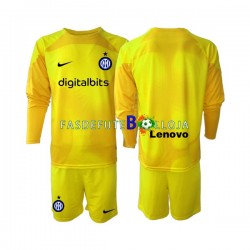 Camisola Guarda-redes 2º Equipamento Inter de Milão 2022-2023 Manga Comprida ,Criança