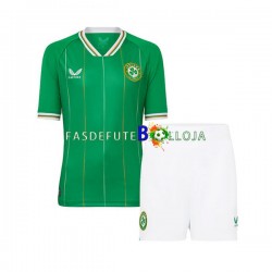 Camisola 1º Equipamento Seleção Irlandesa 2023 Manga Curta ,Criança