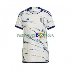 Camisola 2º Equipamento Seleção Italiana 2023 Manga Curta ,Feminina