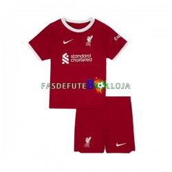 Camisola 1º Equipamento Liverpool 2023-2024 Manga Curta ,Criança
