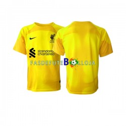 Camisola Guarda-redes 4º Equipamento Liverpool 2022-2023 Manga Curta ,Homem