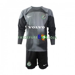 Camisola Guarda-redes 1º Equipamento Maccabi Haifa 2022-2023 Manga Comprida ,Criança
