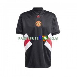 Camisola 1º Equipamento Manchester United Icon 2022-2023 Manga Curta Retro ,Homem