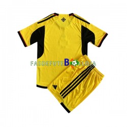 Camisola 1º Equipamento Seleção Norte-Irlandesa 2022-2023 Manga Curta ,Criança