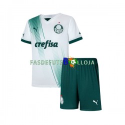Camisola 2º Equipamento Palmeiras 2023-2024 Manga Curta ,Criança