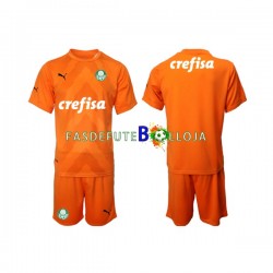 Camisola Guarda-redes 3º Equipamento Palmeiras 2022-2023 Manga Curta ,Criança