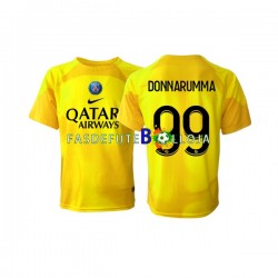 Camisola Guarda-redes 3º Equipamento Paris Saint-Germain Gianluigi Donnarumma 99 2022-2023 Manga Curta ,Homem