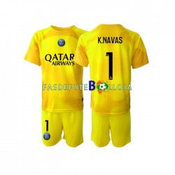 Camisola Guarda-redes 3º Equipamento Paris Saint-Germain K.NAVAS 1 2022-2023 Manga Curta ,Criança