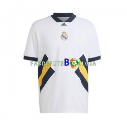 Camisola 1º Equipamento Real Madrid Icon 2022-2023 Manga Curta Retro ,Homem