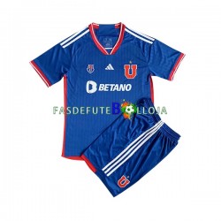 Camisola 1º Equipamento Universidad de Chile 2023 Manga Curta ,Criança