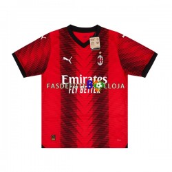 Camisola 1º Equipamento AC Milan 2023-2024 Manga Curta ,Homem