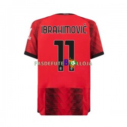 Camisola 1º Equipamento AC Milan Ibrahimovic 11 2023-2024 Manga Curta ,Homem
