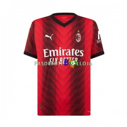 Camisola 1º Equipamento AC Milan Olivier Giroud 9 2023-2024 Manga Curta ,Criança